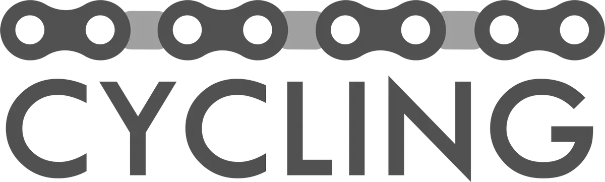Cycling under the Chain: bicycle t-shirt design with the words “CYCLING”