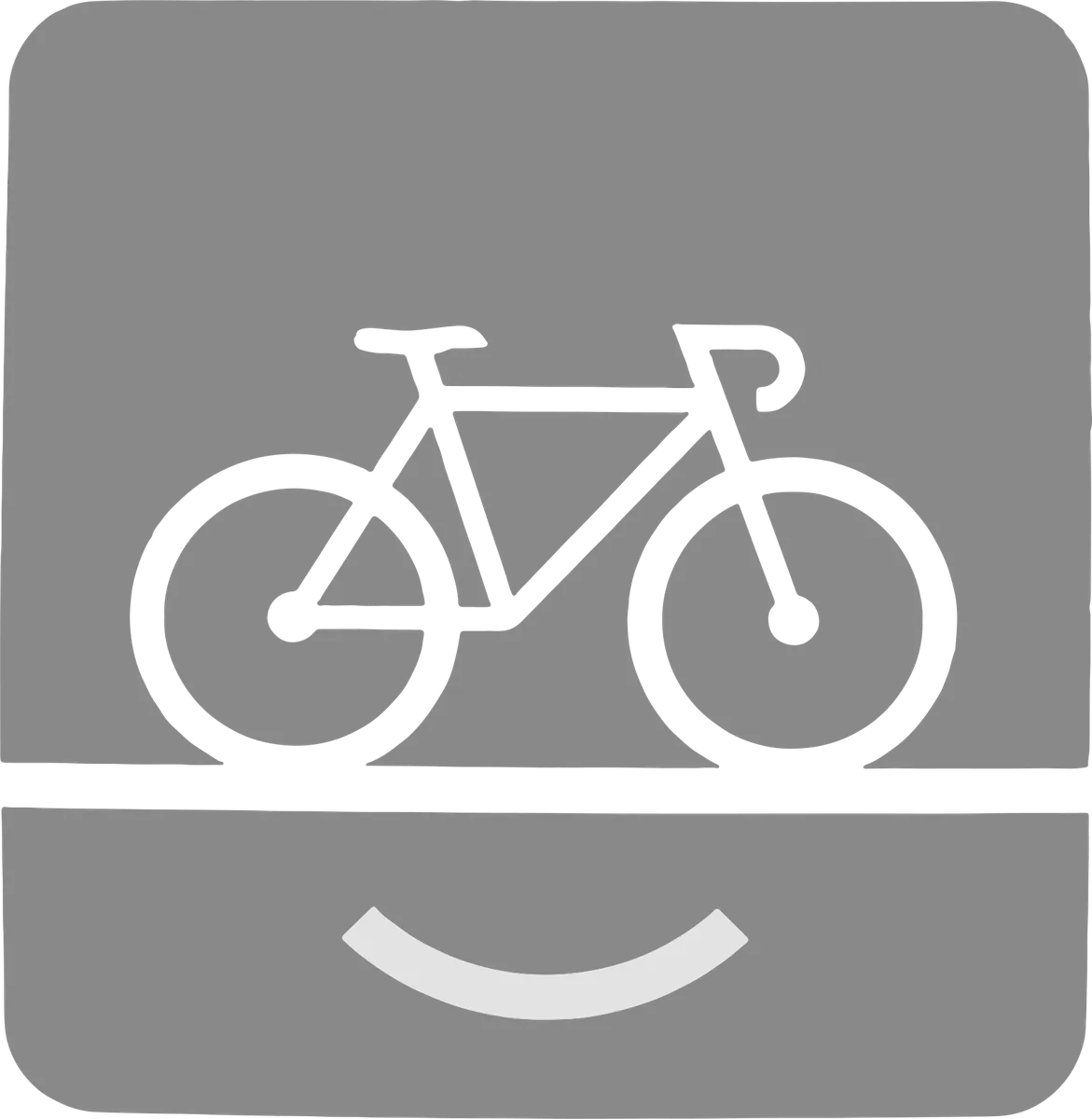 Happy Cyclist: bicycle t-shirt design