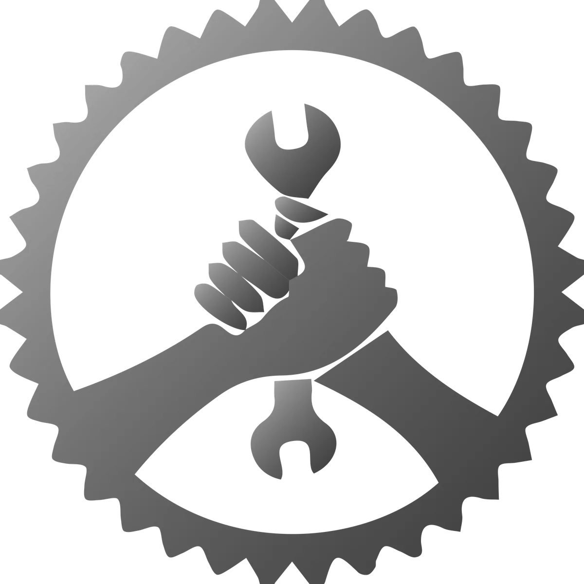 Cog and Tool: bicycle t-shirt design
