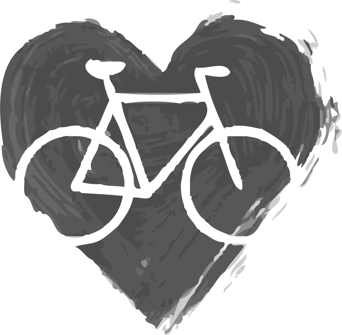 Bicycle in the Heart: bicycle t-shirt design