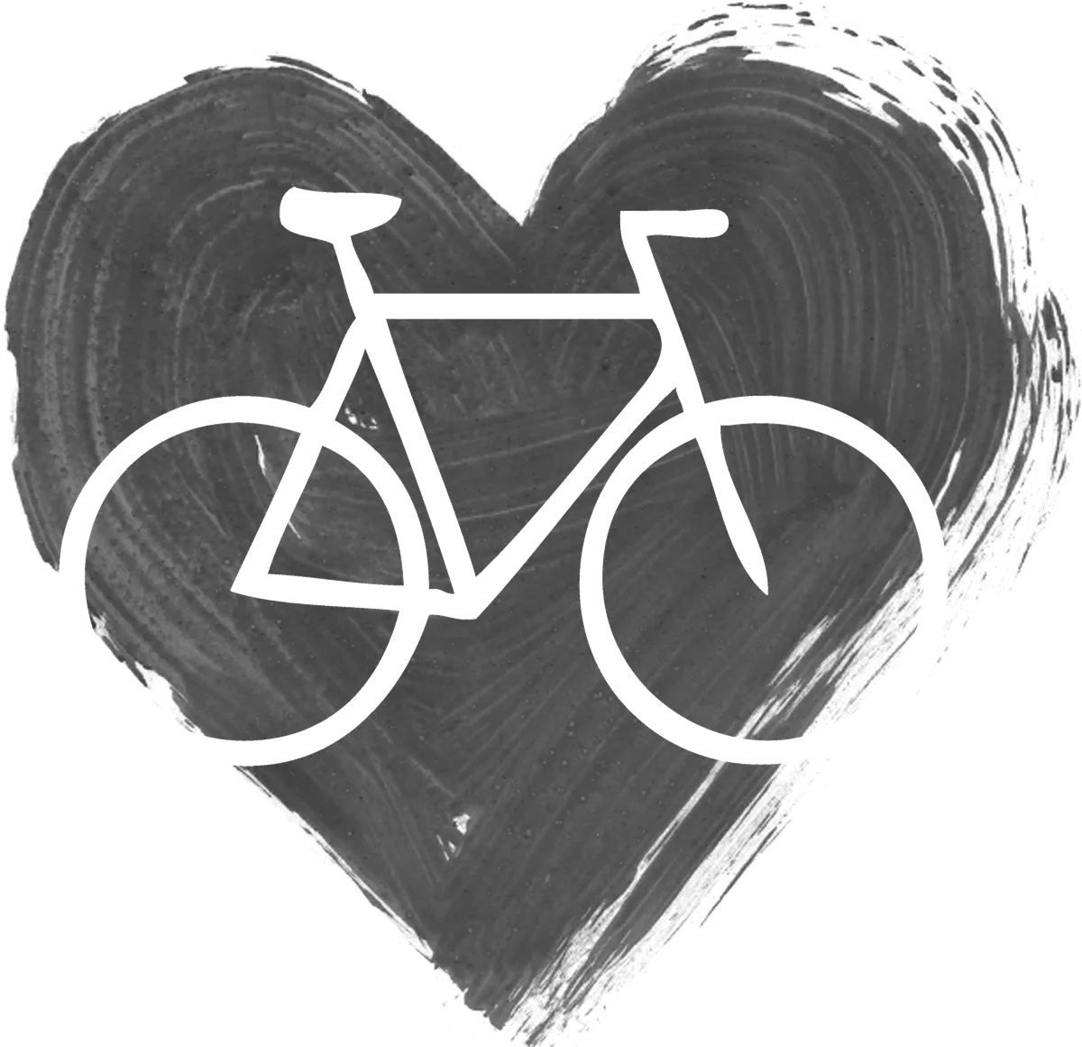 Bicycle inside your Heart: bicycle t-shirt design