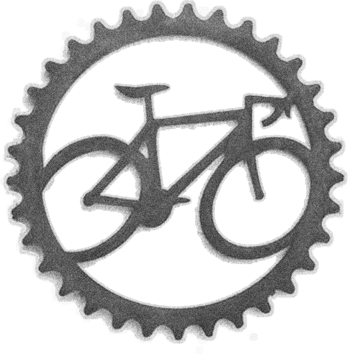 Bicycle inside Chainring: bicycle t-shirt design