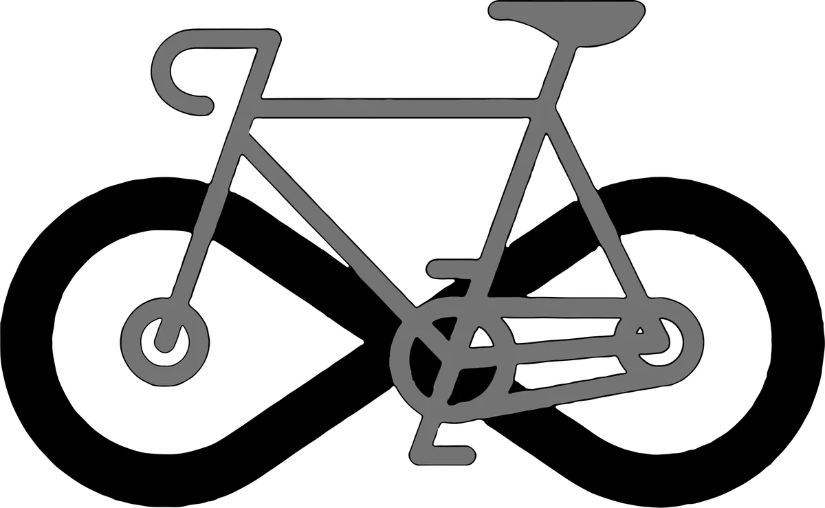 Infinity Bicycle: bicycle t-shirt design