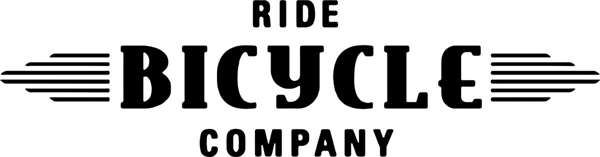 Bicycle Company: bicycle t-shirt design with the words “RIDE BICYCLE COMPANY”