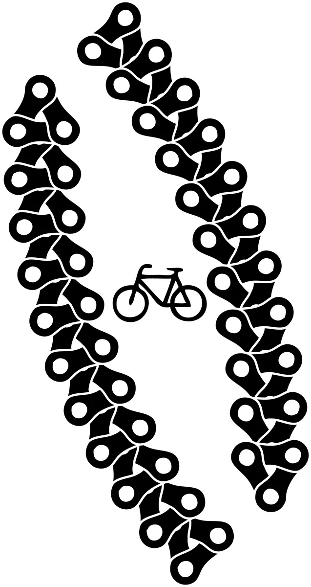 Bicycle get Linked In: bicycle t-shirt design