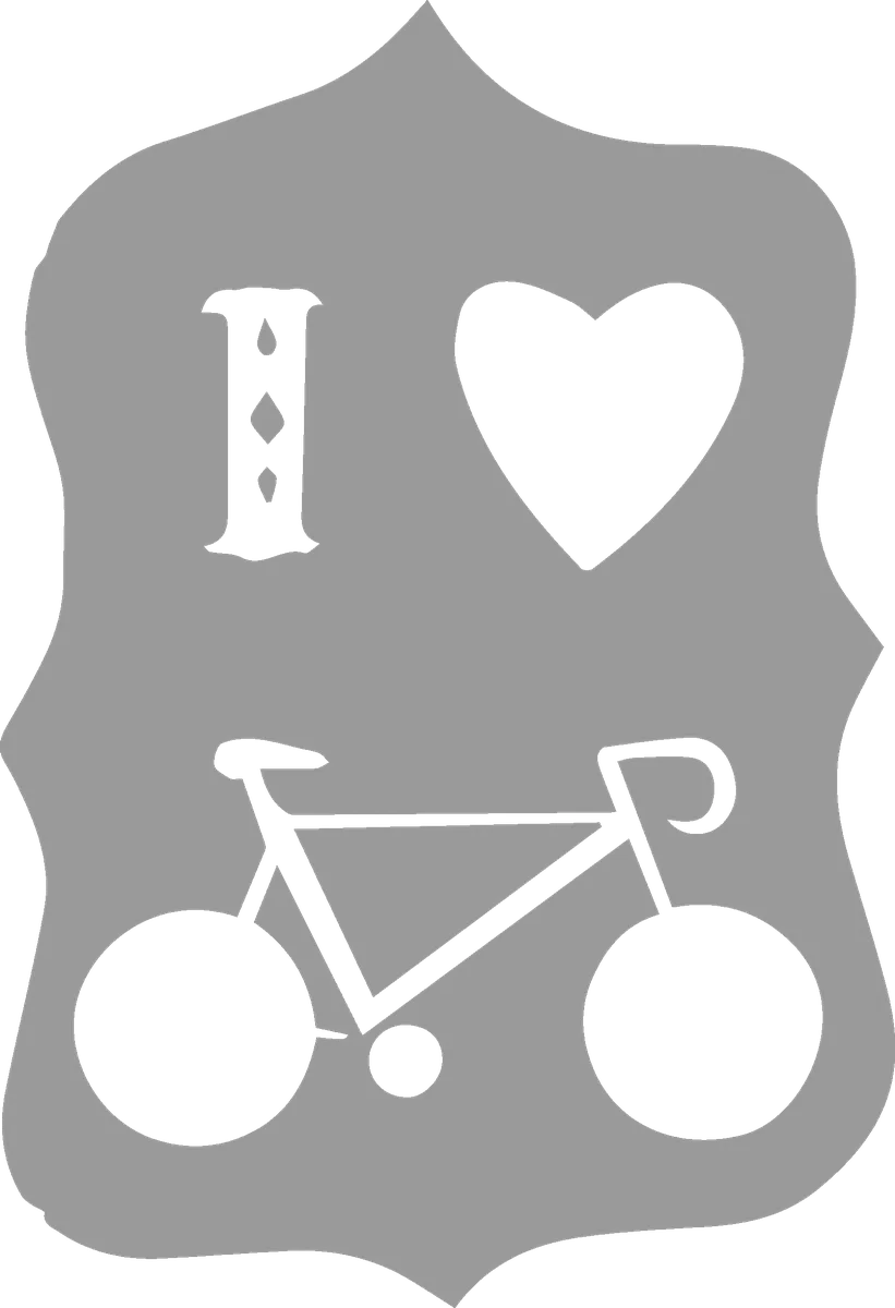 I Love Bicycles: bicycle t-shirt design with the words “I LOVE”