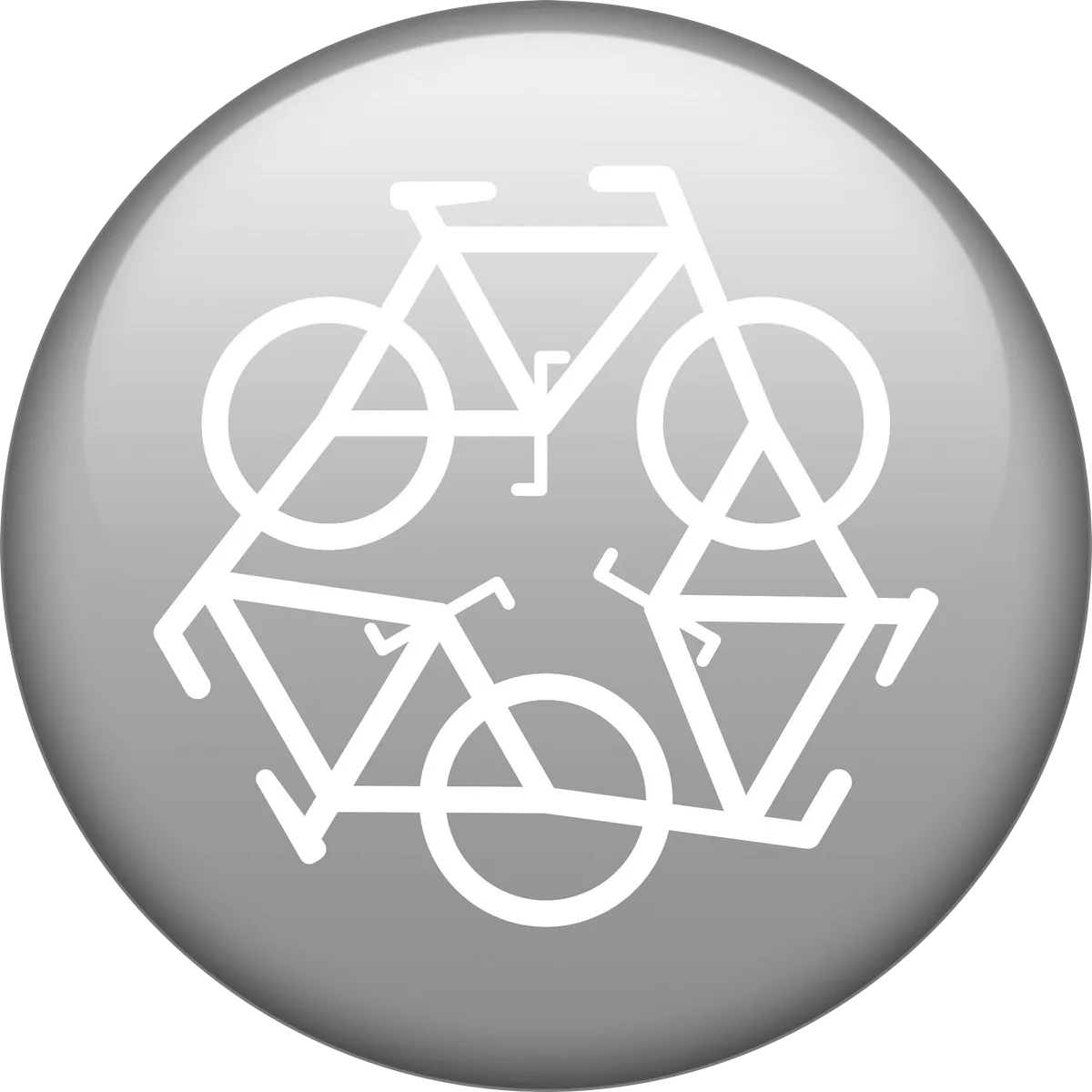 Recycle Bicycles Button: bicycle t-shirt design