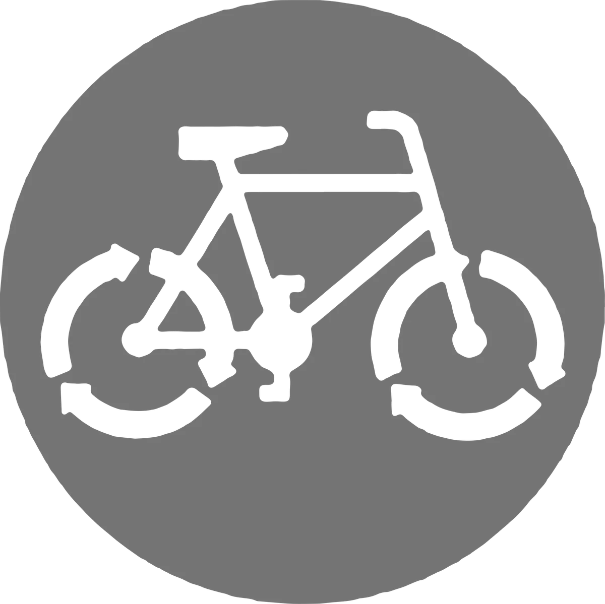 Recycling Bicycle Button: bicycle t-shirt design