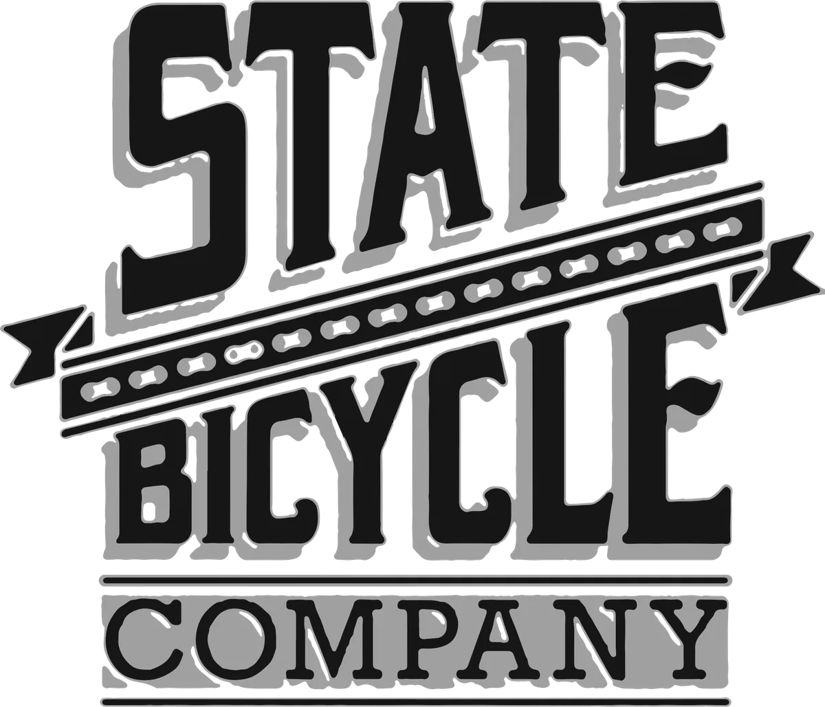 State Bicycle Company: bicycle t-shirt design with the words “STATE BICYCLE COMPANY”
