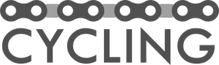 Cycling under the Chain: bicycle t-shirt design with the words “CYCLING”