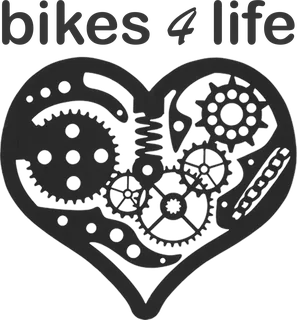 Bikes 4 Life: bicycle t-shirt design with the words “bikes 4 life”