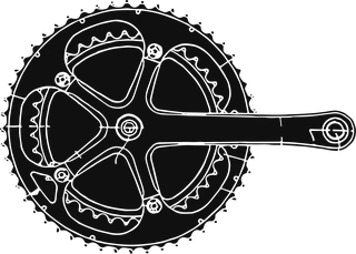 Crank It: bicycle t-shirt design