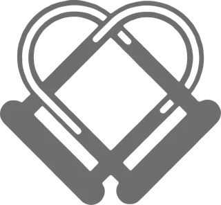 Locked Bicycle Heart: bicycle t-shirt design