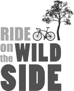 Ride on the Wild Side: bicycle t-shirt design with the words “RIDE on the WILD SIDE”