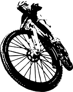 0107 Moutain Bike Racer: bicycle t-shirt design