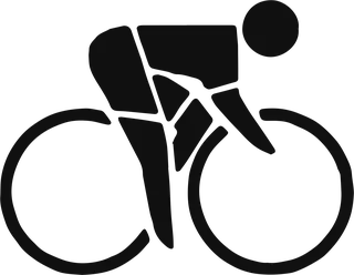 Fast Cyclist: bicycle t-shirt design