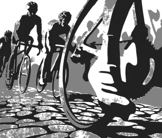Bicycle Race: bicycle t-shirt design