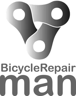 Bicycle Repair Man: bicycle t-shirt design with the words “BicycleRepair man”