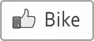 Facebook Bike: bicycle t-shirt design with the words “Bike”