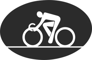 Racing Bicycle Man: bicycle t-shirt design