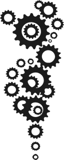 Dreaming of Cogs: bicycle t-shirt design