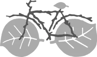 Natures Bicycle: bicycle t-shirt design