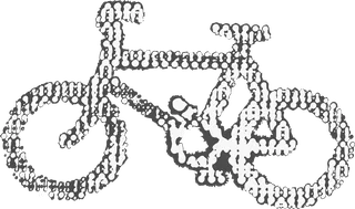 Traffic Light Bicycle: bicycle t-shirt design