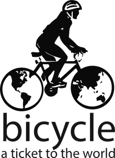 A Ticket to the World: bicycle t-shirt design with the words “bicycle a ticket to the world”