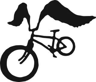 Bicycle with Wings: bicycle t-shirt design