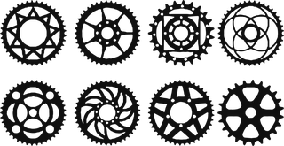 Eight Cogs: bicycle t-shirt design