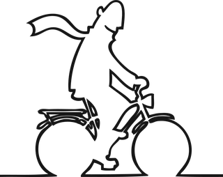 Man on a Bicycle: bicycle t-shirt design
