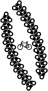 Bicycle get Linked In: bicycle t-shirt design