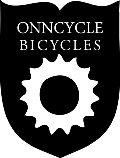Onncycles Bicycles: bicycle t-shirt design with the words “ONNCYCLE BICYCLES”