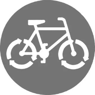 Recycling Bicycle Button: bicycle t-shirt design