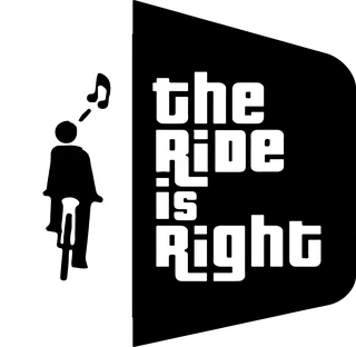 the Ride is Right: bicycle t-shirt design with the words “the Ride is Right”